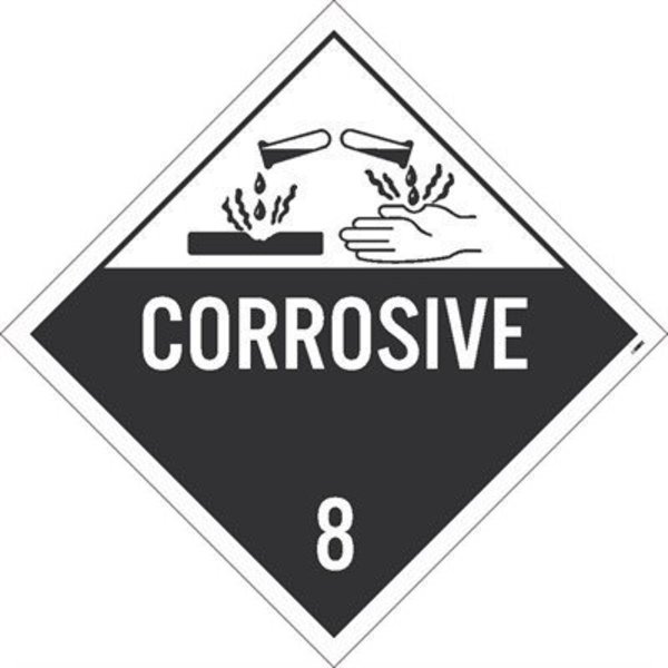 Nmc Corrosive 8 Placard DL12P50